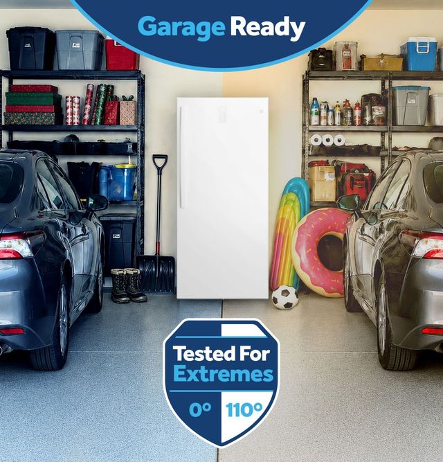 GE® ENERGY STAR® 14.3 Cu. Ft. White Smart Garage Ready Convertible Upright Freezer-5