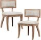 Olliix by Madison Park Signature Beige/Light Natural Marie Dining Chair (Set of 2)-4