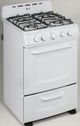 Avanti® 24" White Freestanding Gas Range-2