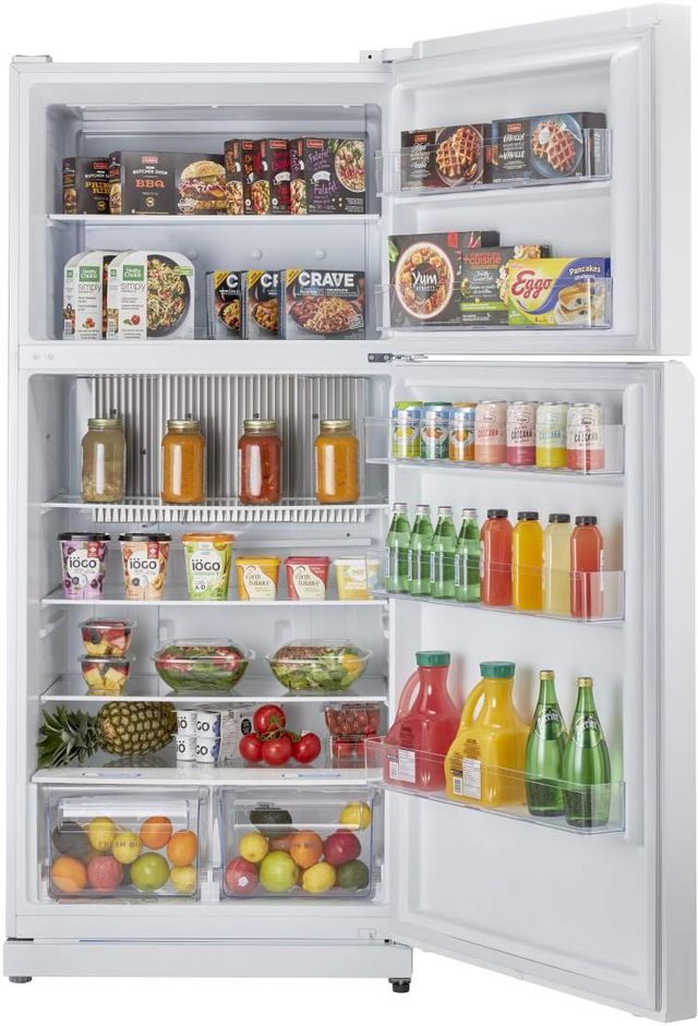 Unique® Appliances 35" 19 Cu. Ft. White Propane Top Freezer Refrigerator-2