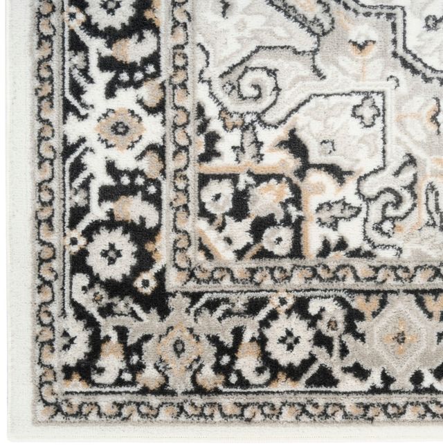 Nourison Home™ Dekor Charcoal/Ivory 5'x7' Area Rug-3