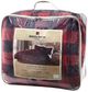 Olliix by Woolrich Alton Red/Black Buffalo Check King Plush to Sherpa Down Alternative Comforter Set-1