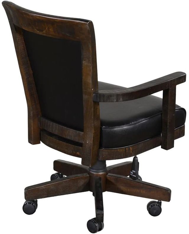 Sunny Designs™ Homestead Black/Tobacco Leaf Game Chair-3