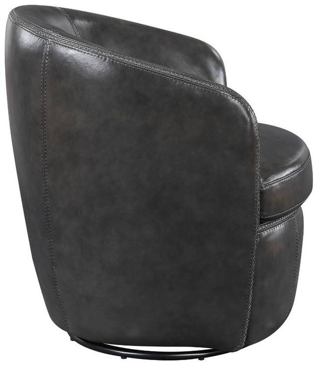 Homelegance® Tanner Smoky Gray Swivel Accent Chair-3