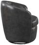 Homelegance® Tanner Smoky Gray Swivel Accent Chair-3