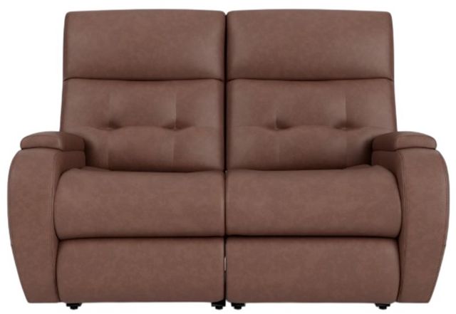 Flexsteel® Customizable Strait Power Reclining Loveseat with Power Headrests-1