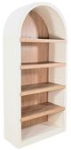 Sunny Designs™ Logan Marble White/Oak Grove Arched Bookcase-0