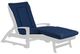 C R Plastic Canvas Navy Chaise Lounge Cushion-0