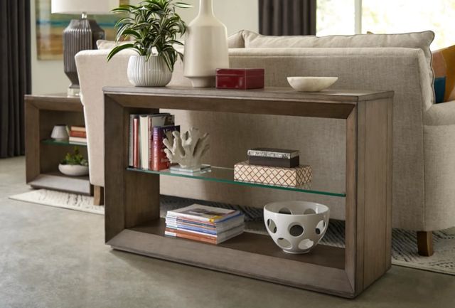 Hammary® Paulson Cocoa Sofa Table-1