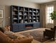 Legends Home Fairfield Denim Blue Modular Fireplace Cabinet-1