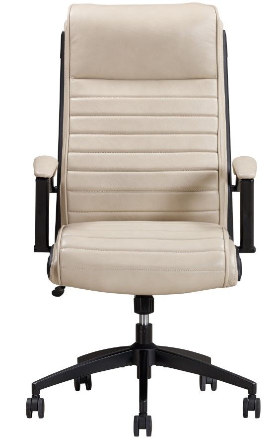 Parker House® Antique Linen Leather Desk Chair-2
