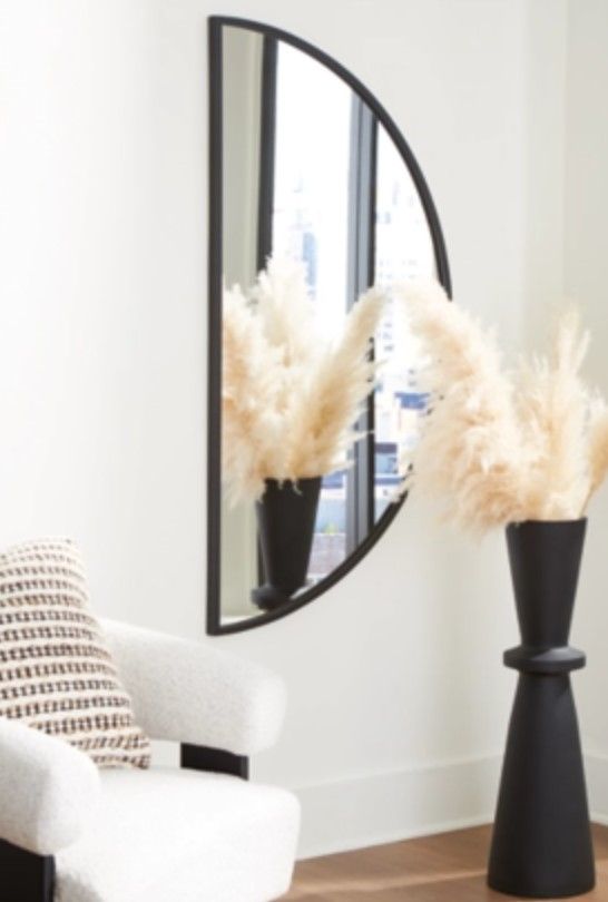 Signature Design by Ashley® Denlow Black Accent Mirror-4