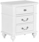Elements International Alana White Youth Nightstand-0