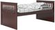 Donco Kids Rake Mission Merlot Youth Twin Bed-0