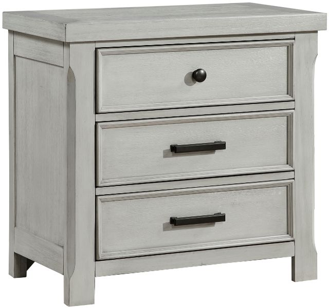Homelegance® Willowbrook Light Gray Nightstand-0