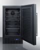 Summit® 2.7 Cu. Ft. Black Under the Counter Refrigerator-2