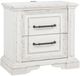 Coaster®  McKinney Vintage White Nighstand with Dual USB-0