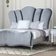Furniture of America® Melodi Parc 4-Piece Silver Queen Bedroom Set-1