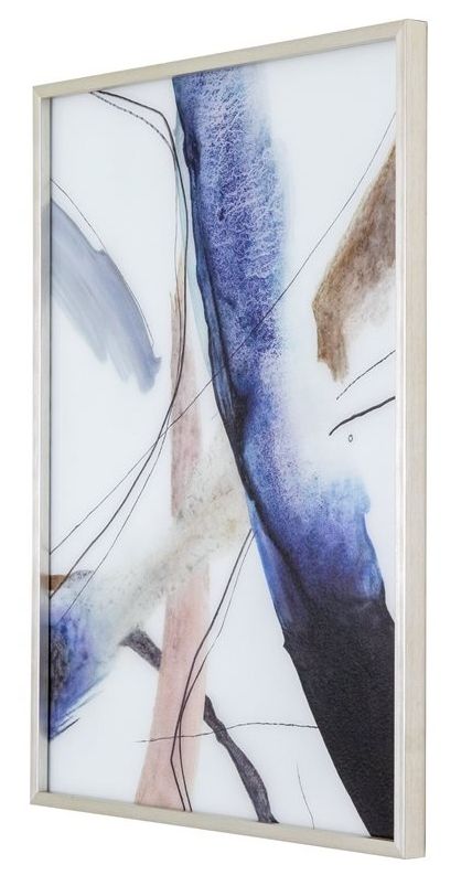 YHD Blue Compress II Wall Art-1