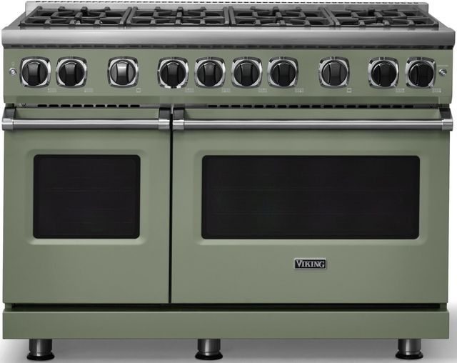 Viking® 7 Series 48'' Eucalyptus Pro Style Natural Gas Range-0