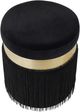 TOV Furniture Melody Black Ottoman-4