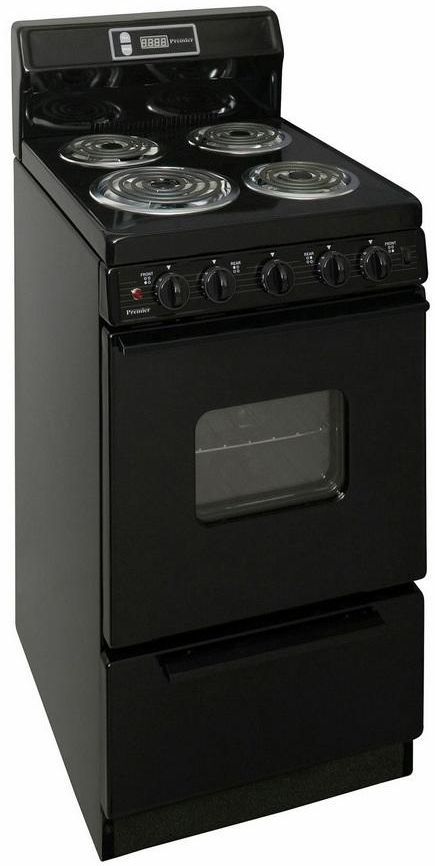 Premier 20" Black Freestanding Electric Range-1