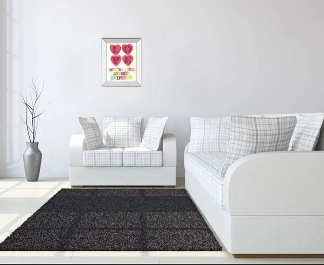Classy Art Must Be Love I by Tom Frazier Mirror Framed Wall Art-2