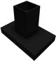Vent-A-Hood® 42" Black Island Range Hood-1