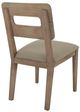 International Furniture Direct Luma Natural Brown Side Chair-4