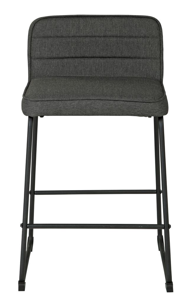 Signature Design by Ashley® Nerison Gray/Black Counter Stool-2