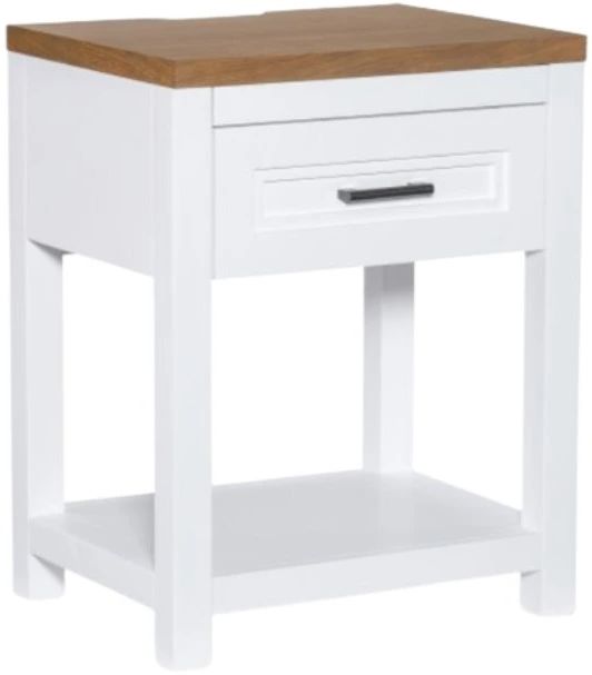 Legacy Classic Franklin Natural White Open Nightstand-0