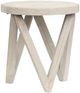 Magnussen Home® Boswick Coconut Cream Round End Table-0