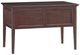 Whittier Wood® Furniture McKenzie Caffe 3-Drawer Desk-2