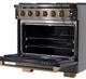 Kucht Professional KEG Series 36" Titanium Stainless Steel Pro Style Natural Gas Range-1