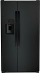 GE® 36" 25.3 Cu. Ft. Black Side-by-Side Refrigerator-0