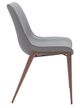 Zuo® Modern Magnus Slate Gray/Walnut Dining Side Chair-1
