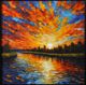 StyleCraft Sunset Sparkle Wall Art-1