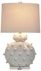 Harp & Finial® Pavan Gloss White Table Lamp-1