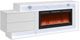 Global Furniture USA Kira White Entertainment Unit with Bluetooth Speaker and LED-0