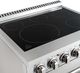 FORNO® Paolo 30" Stainless Steel Pro Style Electric Range with True Convection Oven-4