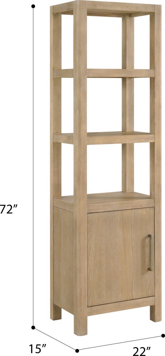 Emerald Home Pacific Grove Sand Dune Pier Cabinet-2