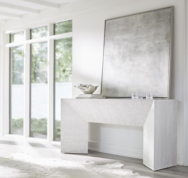Bernhardt Solaria Weathered Bone Console Table-1