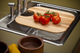 Elkay® Hardwood Light Brown 15" x 16.75" x 0.75" Cutting Board-2