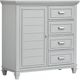 Magnussen Home® Charleston Harbor Gray 1-Door 4-Drawer Chest-0