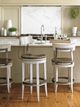 Lexington Home Oyster Bay Merrick Light Oyster Shell Swivel Bar Stool-1