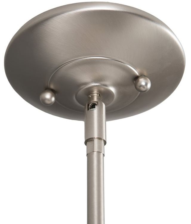 YHD Vernal Falls Satin Nickel/White 45'' Mini Pendant-4