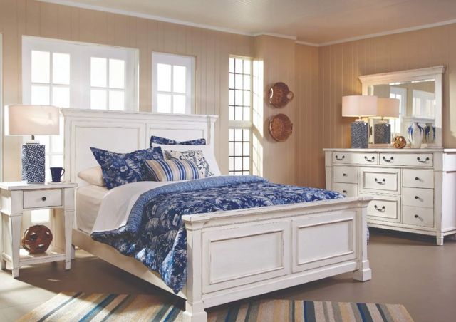 American Wholesale Furniture Stoney Creek 5-Piece White Queen Bedroom Set-1