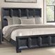Furniture of America® Hatton Cross 4-Piece Weathered Black Queen Bedroom Set-2