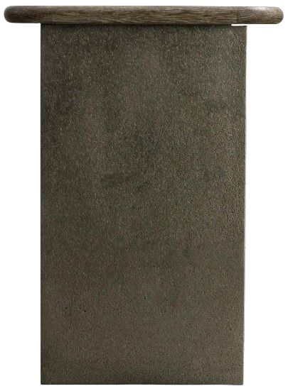 Bernhardt Melba Bernhardt Living Puma Accent Table with Graphite Base-3