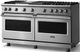 Viking® 5 Series 60" Stainless Steel Pro Style Gas (NG) Range with Polished Chrome Trim-2